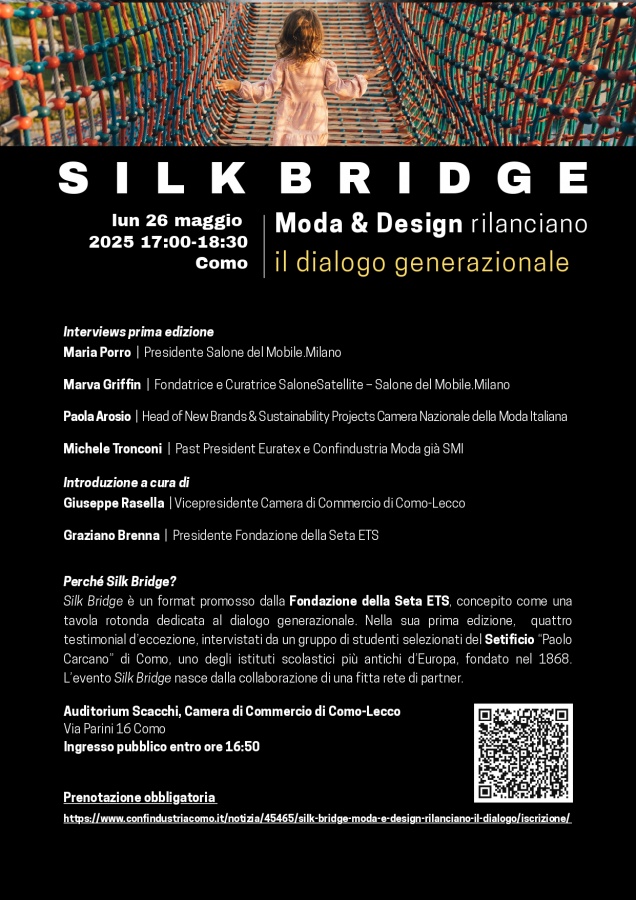Silk Bridge - Moda e design rilanciano il dialogo generazionale
